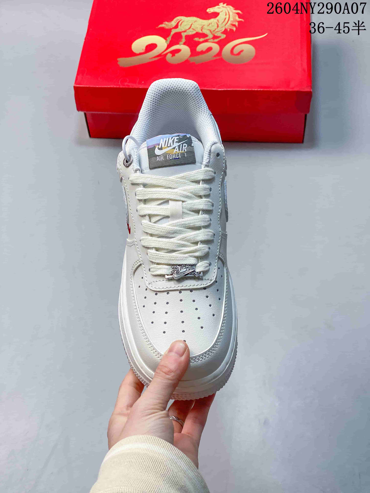 Nike Air Force 1 Low Year of the Horse White Sneakers