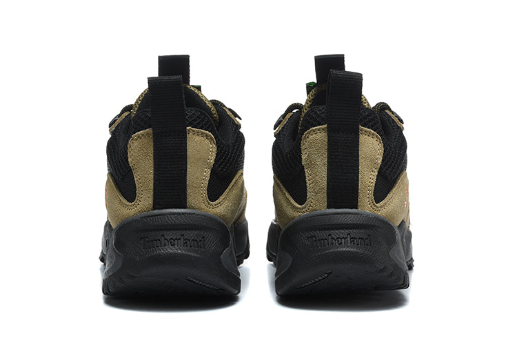 The North Face Suede-Style Trail Sneakers in Olive and Black