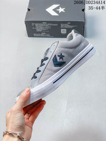 Converse Sport Casual Low-Top Sneakers in Gray and Navy