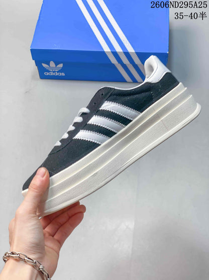 adidas Gazelle Bold Women’s Platform Sneakers Navy White