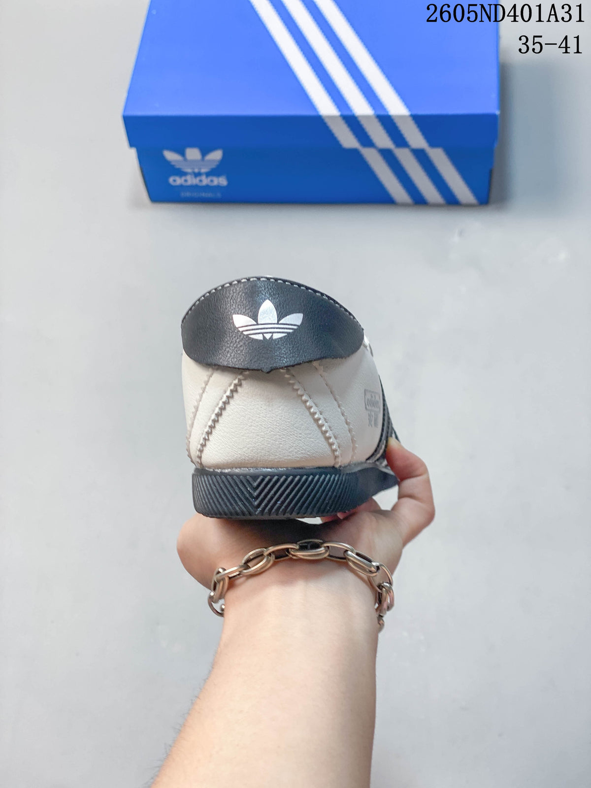 Adidas Samba Vegan OG Low-Top Sneakers, White and Gray