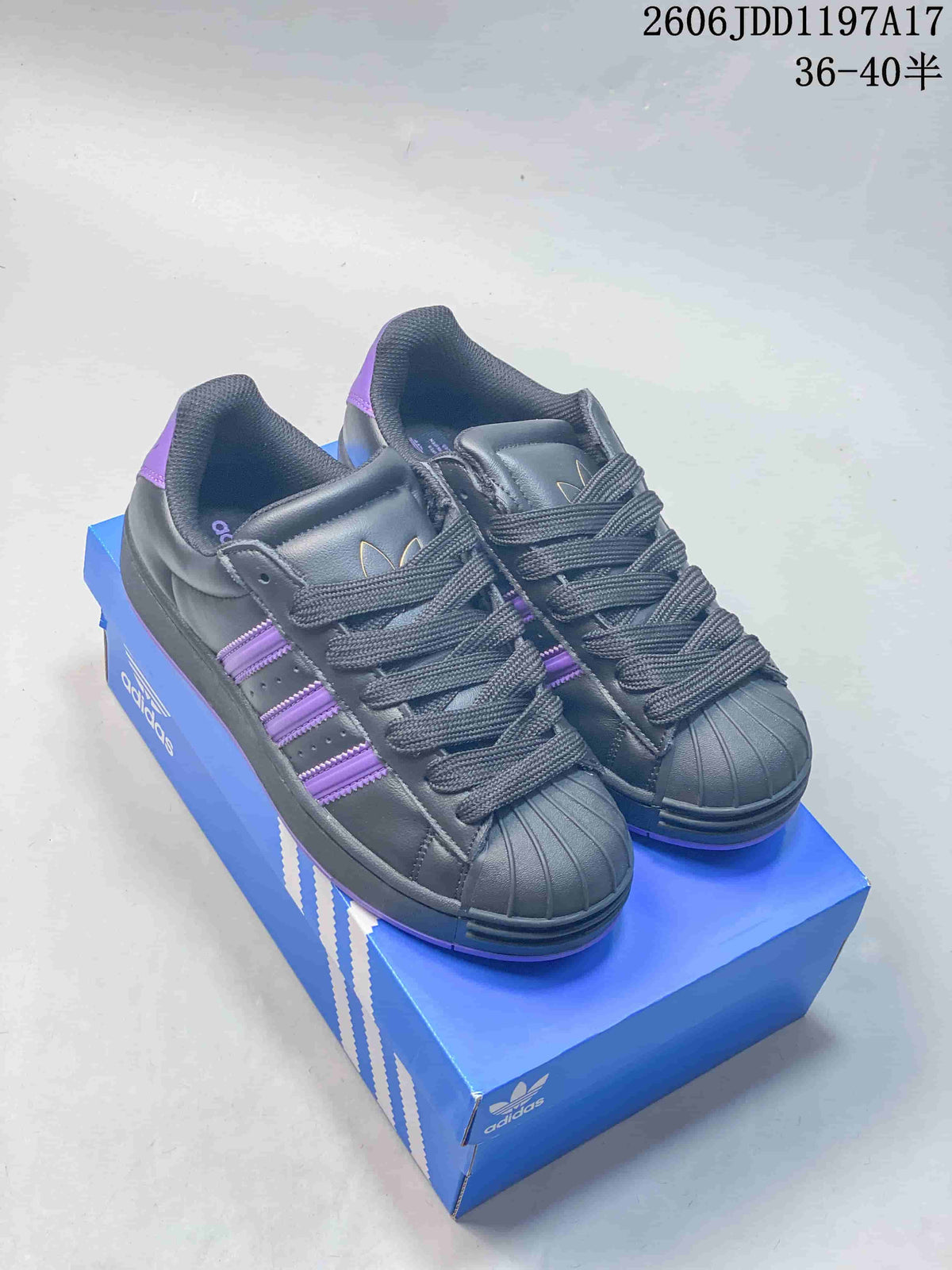 adidas Superstar ST Sneakers Black Purple ID6222