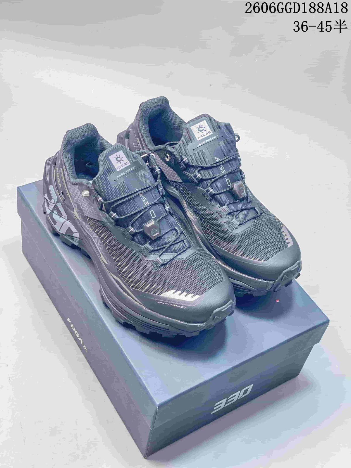 KAILAS FUGA EX330 2 Trail Running Shoes, Gray, 06GGD188A18