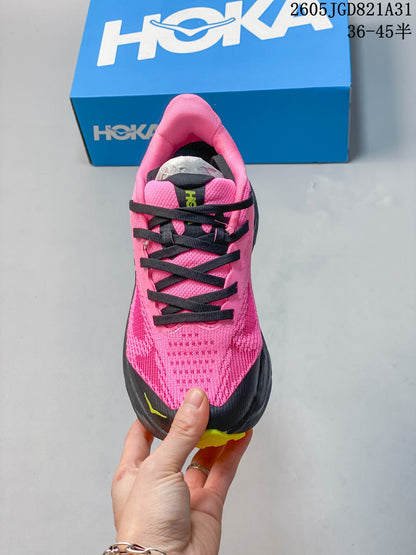 HOKA Challenger 8 Pink Trail Running Shoes 2605JGD821A31