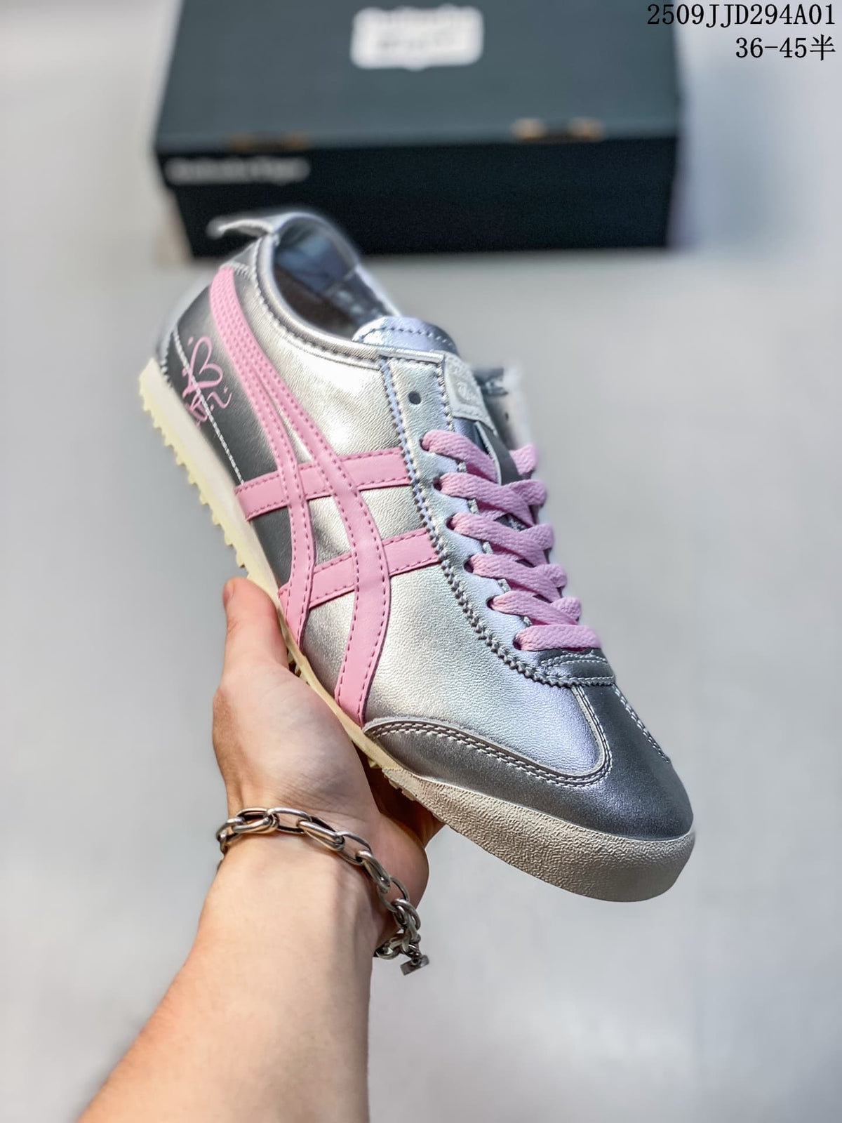 Onitsuka Tiger Mexico Metallic Low-Top Sneakers