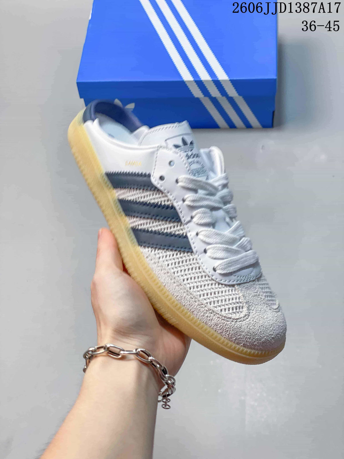 Adidas Samba OG Mule Sneakers White Navy HP5050