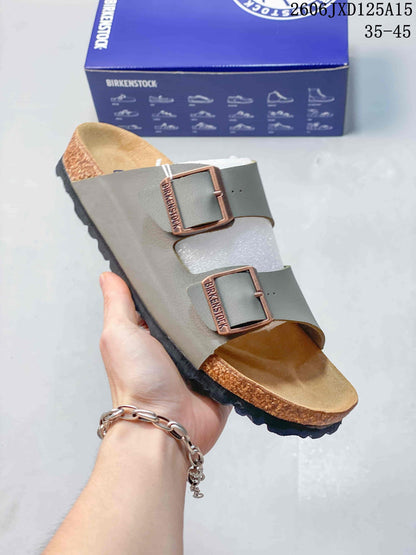Birkenstock Arizona Two-Strap Sandals, Gray, 1010503