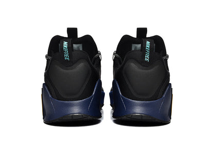 Nike Black and Blue Low-Top Sneakers
