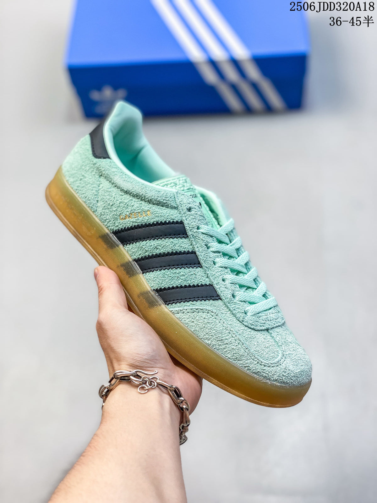 Adidas Gazelle Suede Sneakers with Gum Sole
