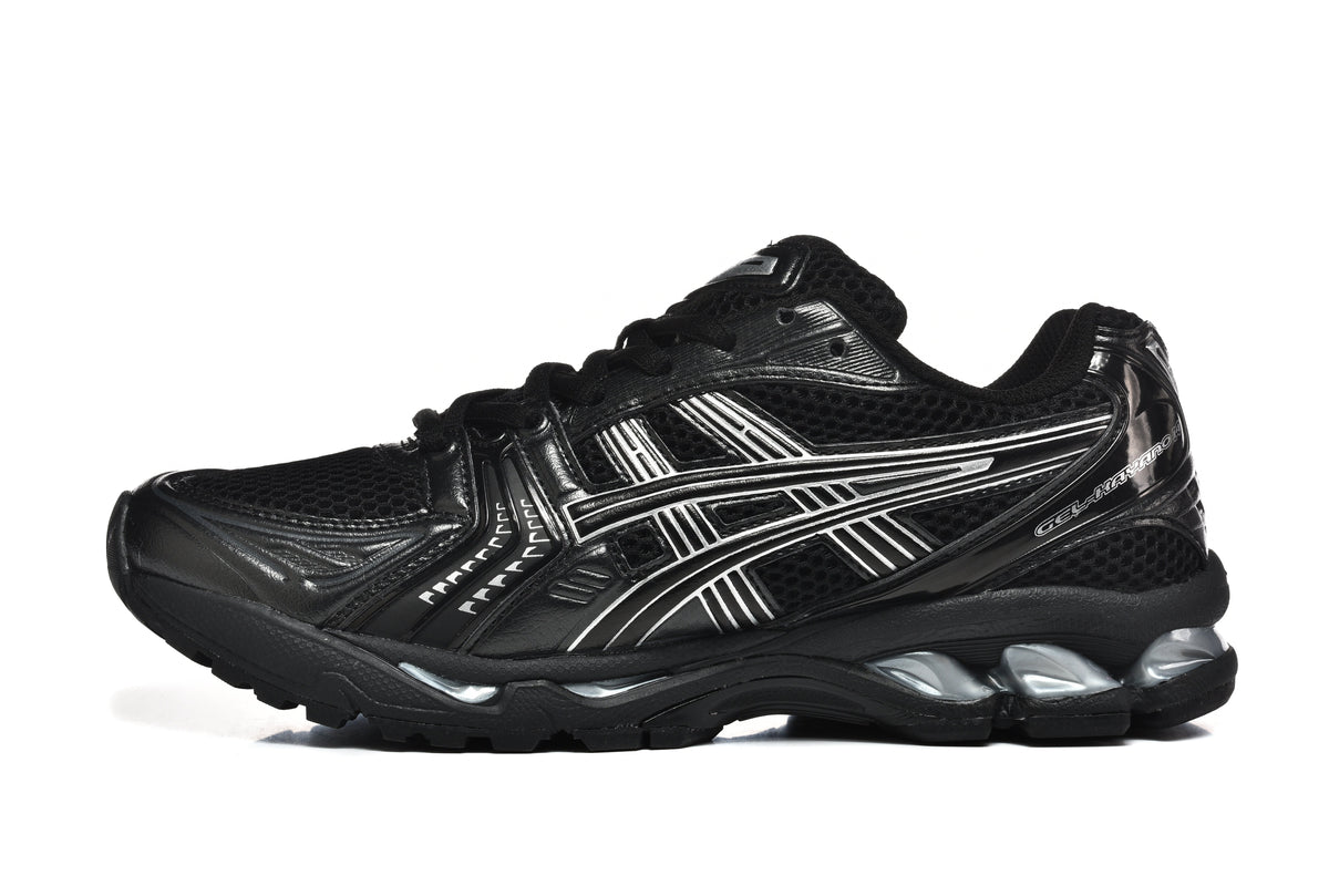 ASICS Gel-Kayano 14 Black and Silver Sneakers