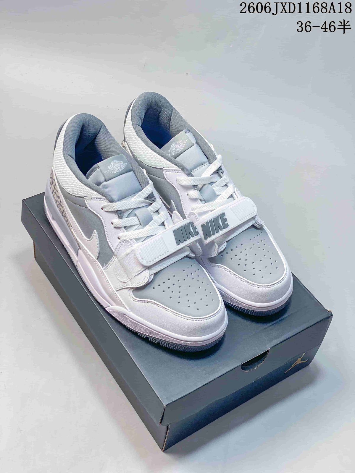 Jordan Legacy 312 Low-Top Sneakers in White and Grey