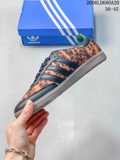 adidas Samba OG Leopard-Print Low-Top Sneakers KK2239