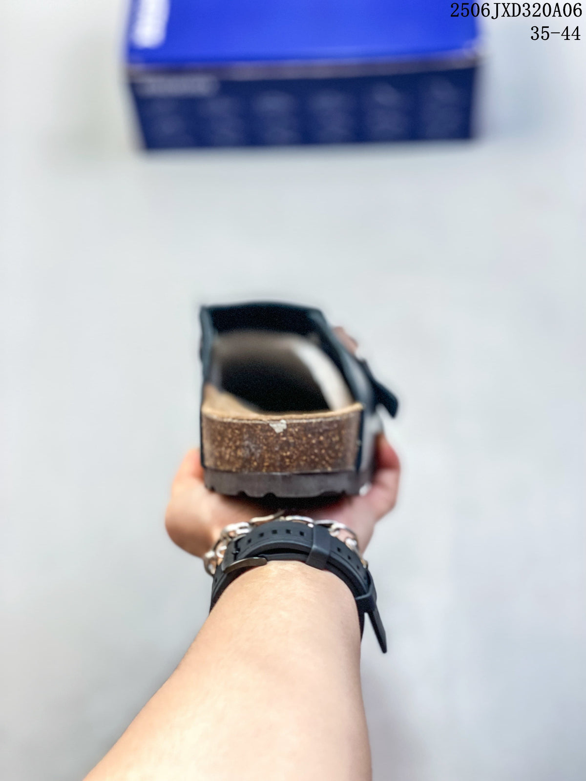 Birkenstock Boston-Style Black Buckle Clog