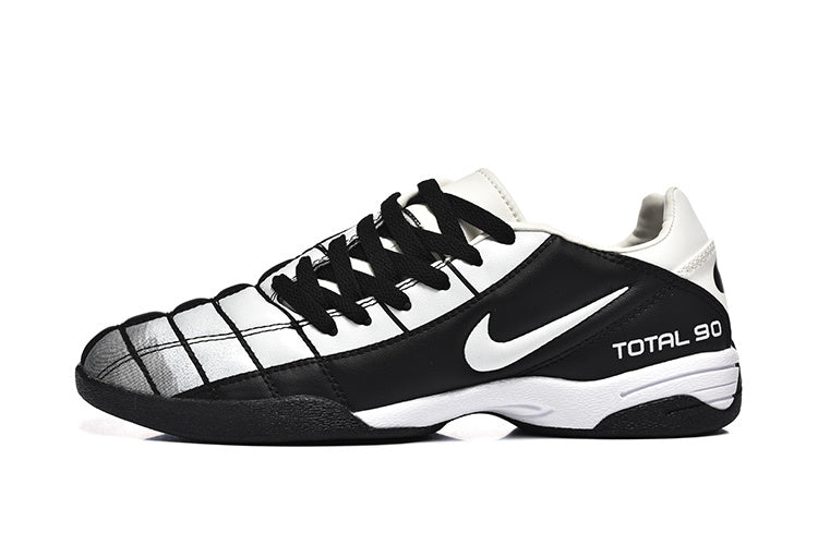 Nike Total 90 Black and White Indoor Soccer Shoes