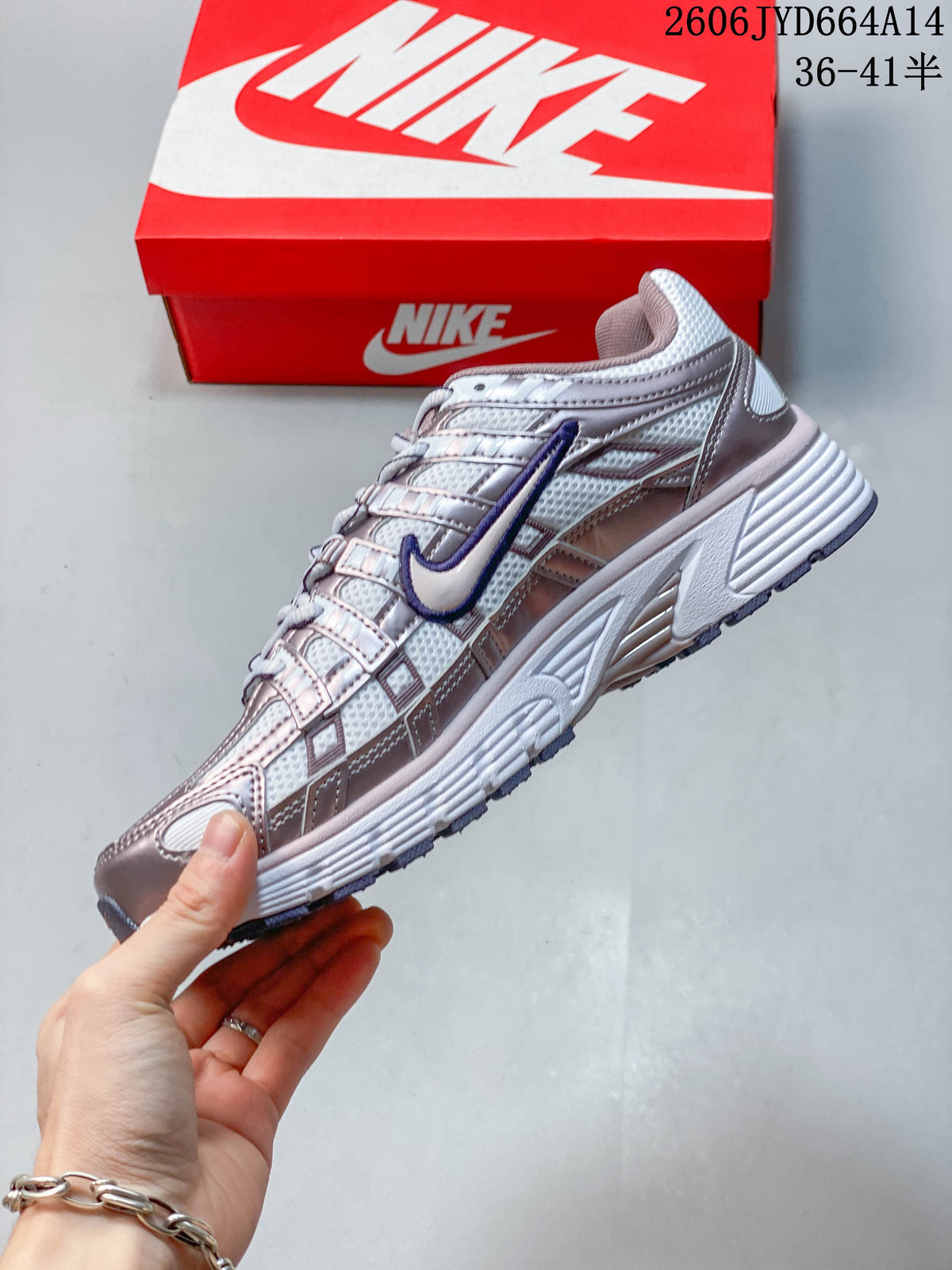 Nike P-6000 Sneakers in Silver and Purple