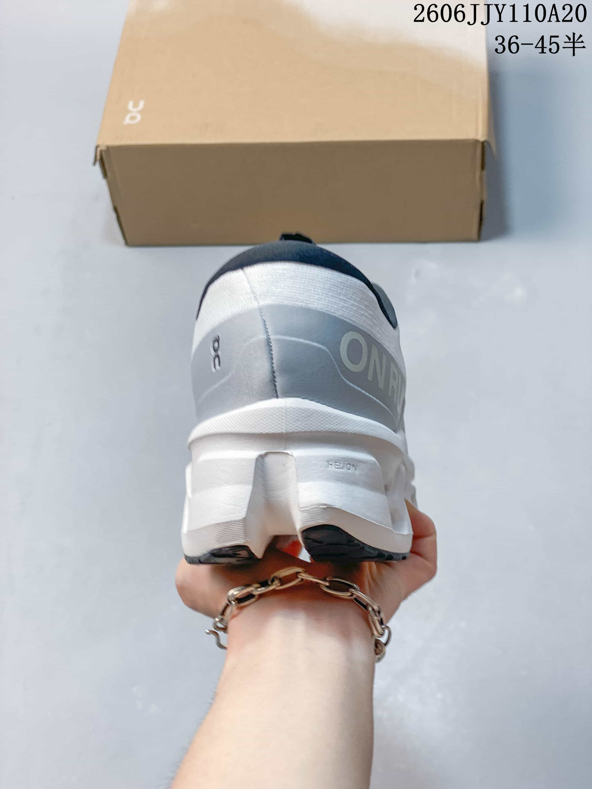 On Cloudmonster 3 White Running Shoes