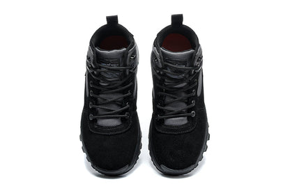 The North Face Waterproof Black Mid-Top Hiking Sneakers