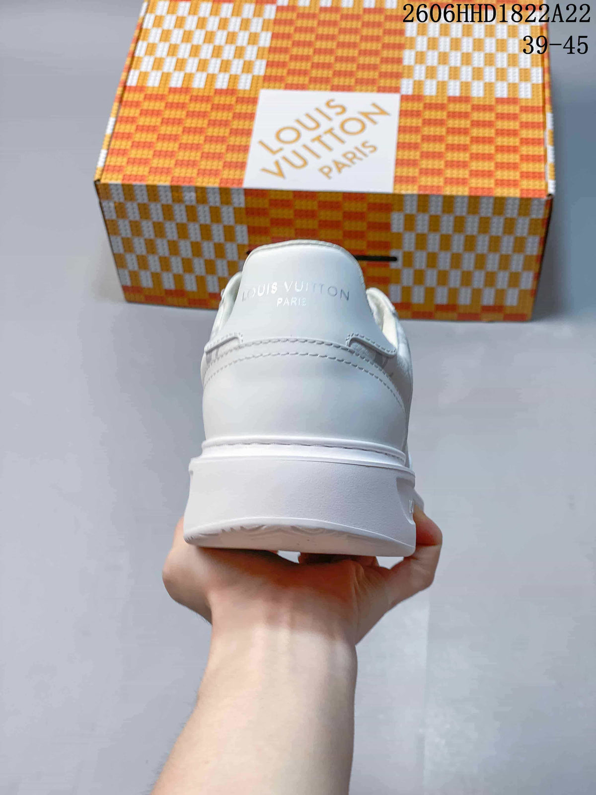 Louis Vuitton Beverly Hills White Monogram Low-Top Sneakers