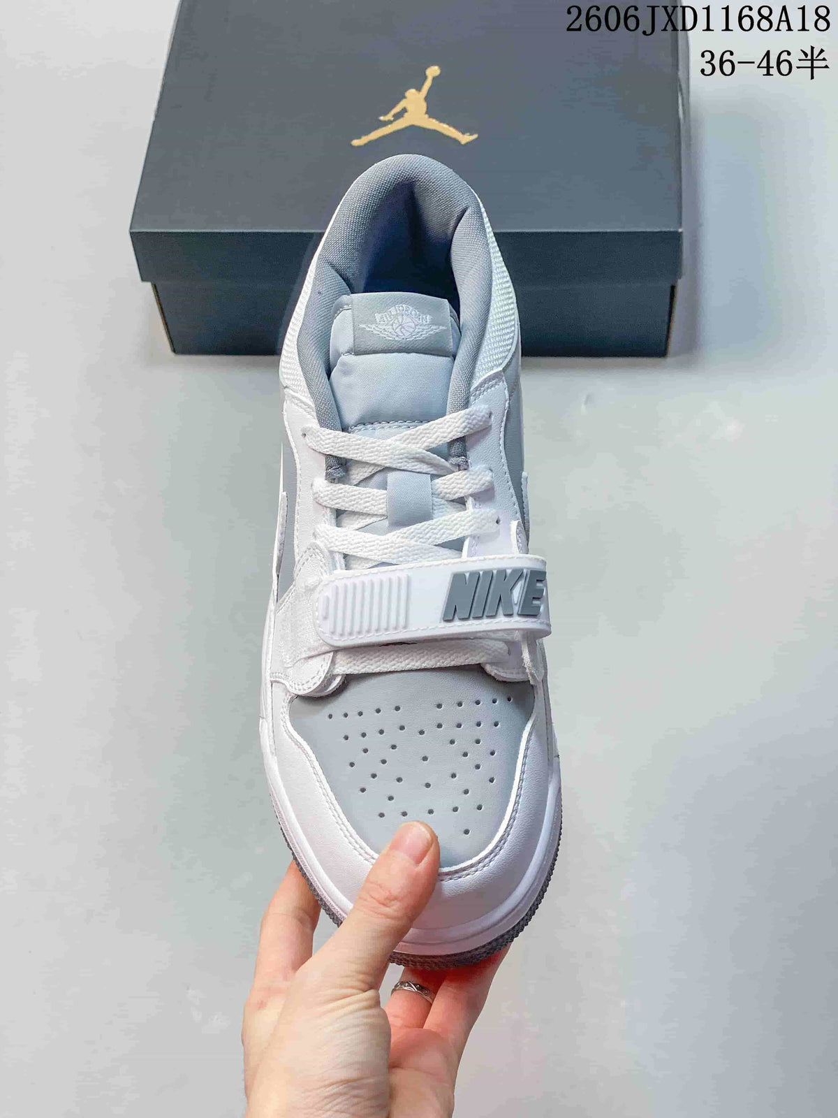 Jordan Legacy 312 Low-Top Sneakers in White and Grey