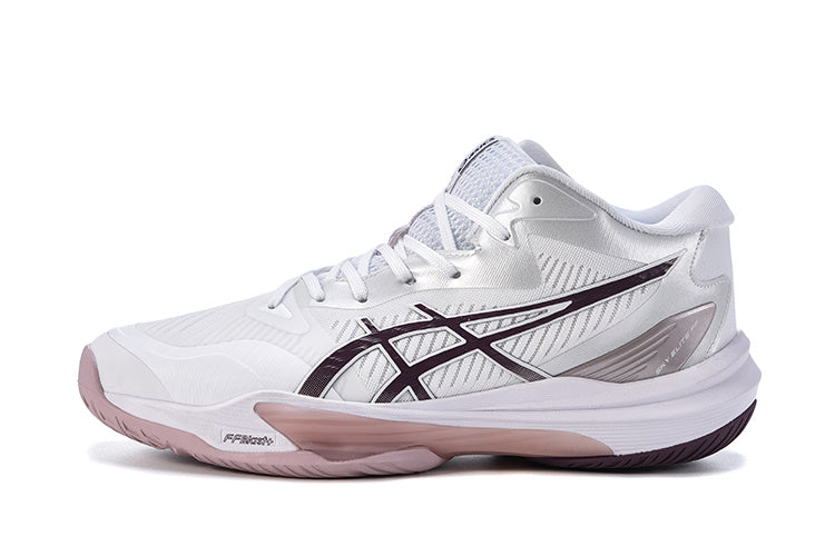 ASICS Sky Elite FF MT 3 White Watershed Rose Volleyball Shoes