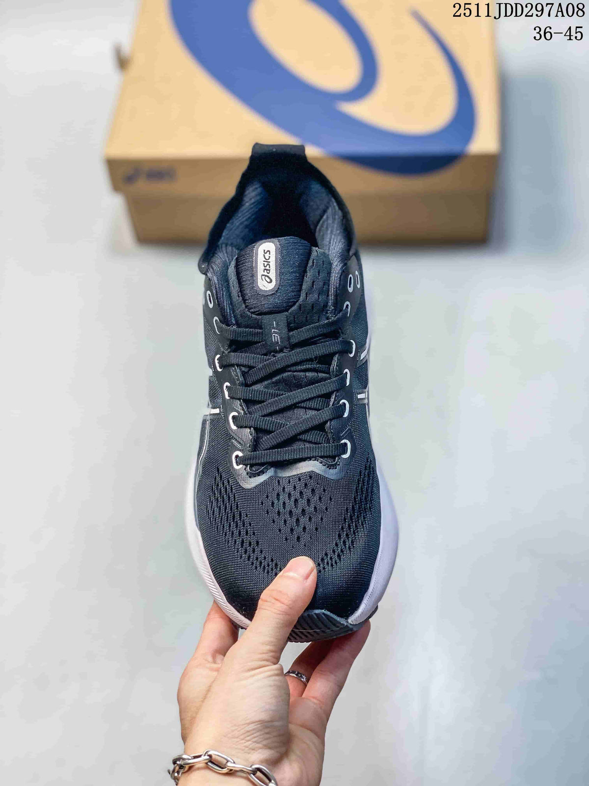 ASICS GEL-KAYANO Running Shoes in Navy and White