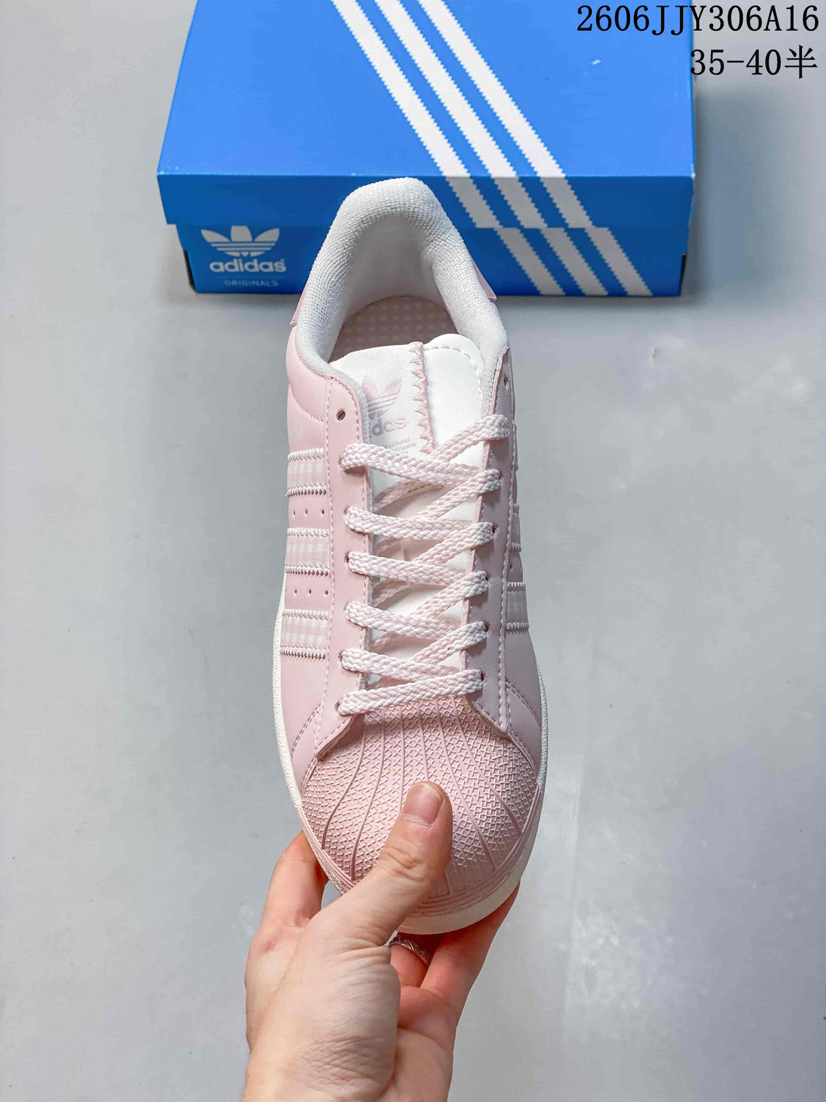 Adidas Superstar II Pink Low-Top Sneakers