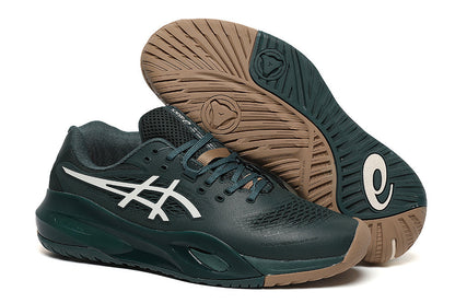 ASICS Gel-Resolution Tennis Shoes in Dark Green
