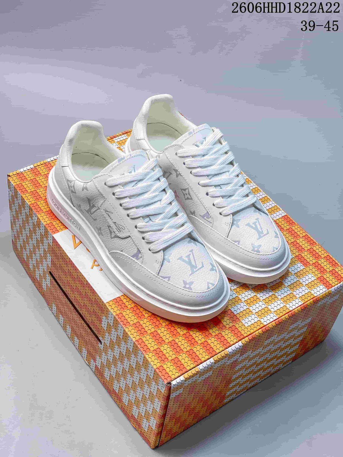 Louis Vuitton Beverly Hills White Monogram Low-Top Sneakers