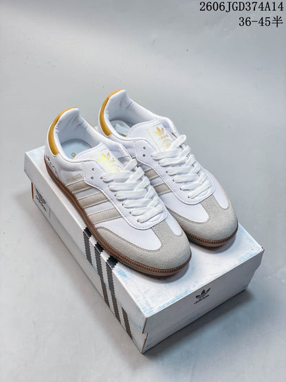 Adidas Originals Samba Vegan OG Low-Top Sneakers, White