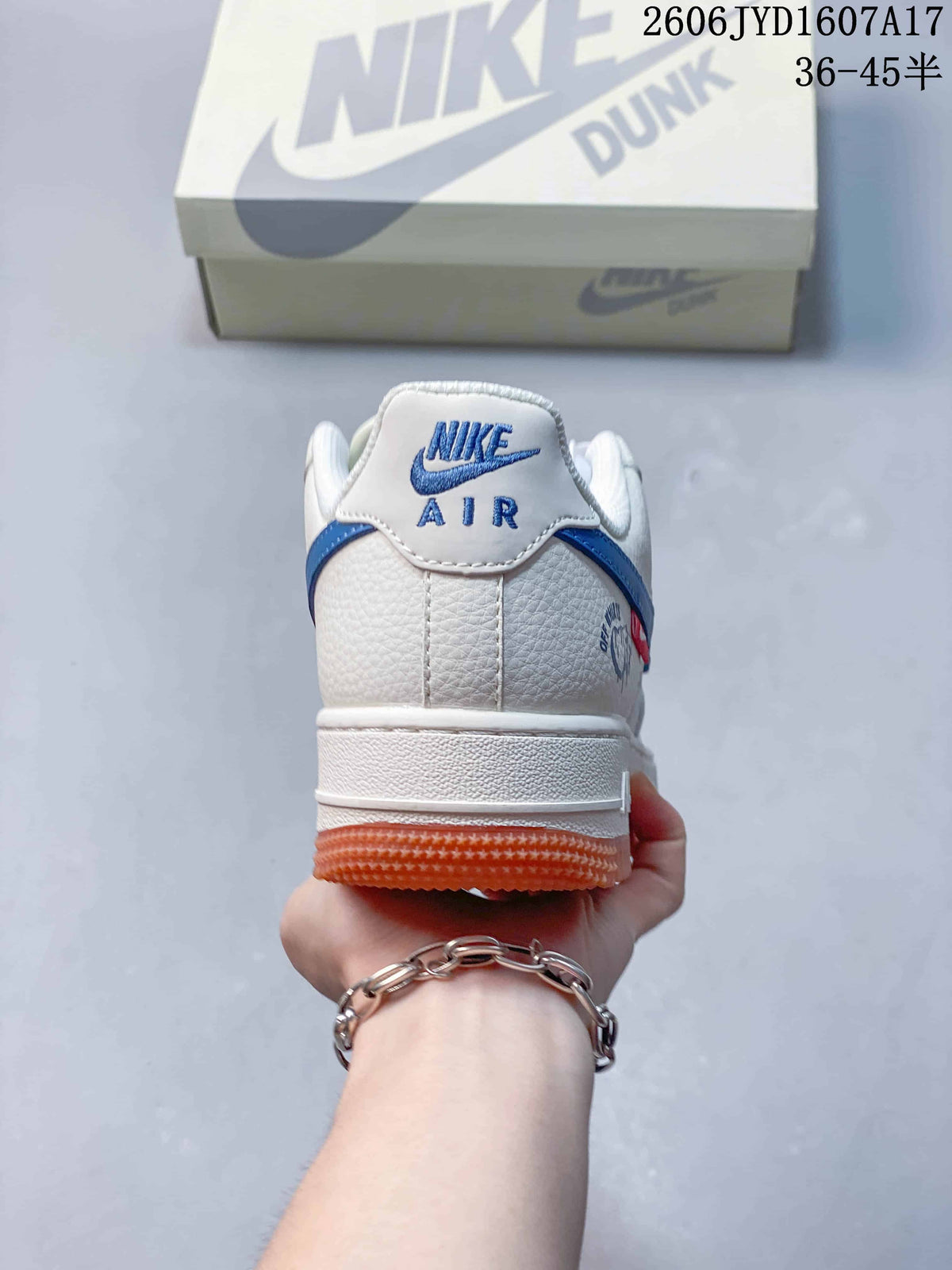 Nike Air Force 1 '07 Low White Blue Gum Sneakers
