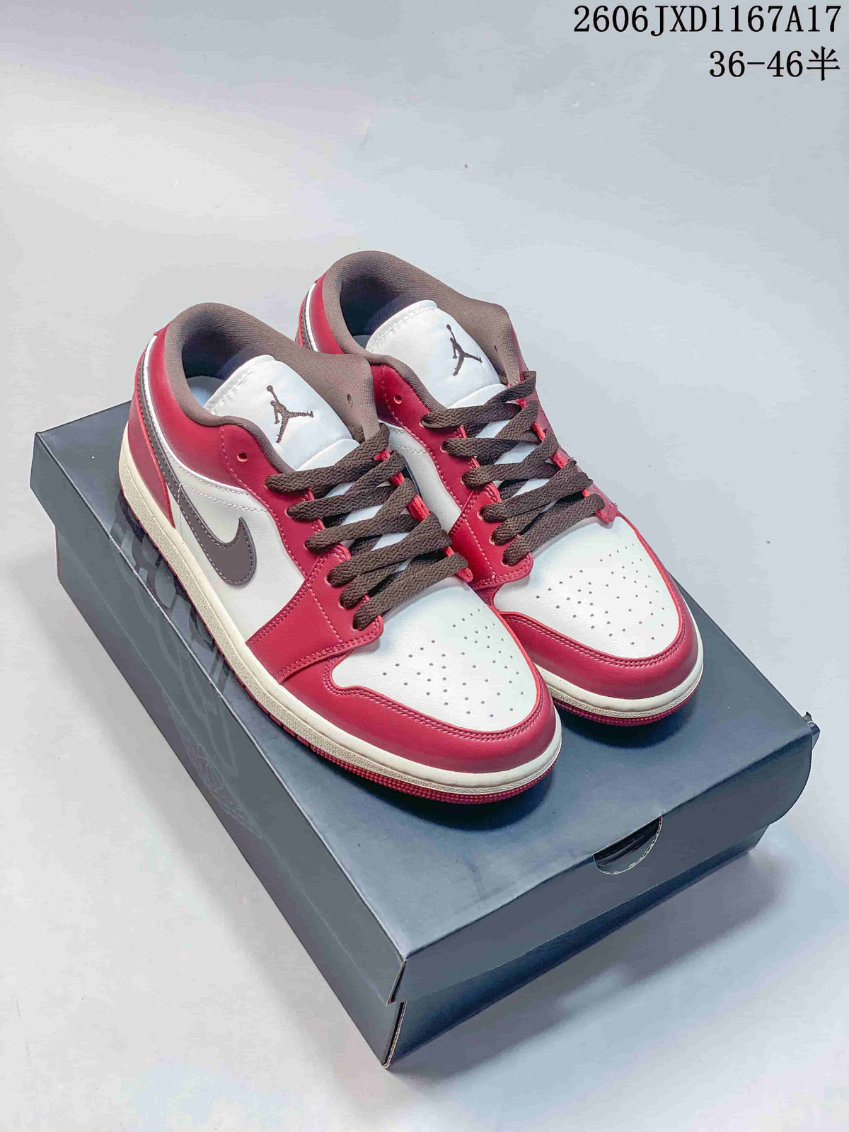 Jordan Air Jordan 1 Low Red White Sneakers IX5004-121