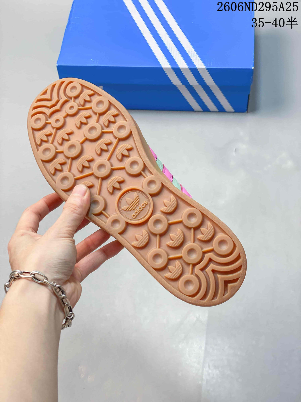 Adidas Originals Gazelle Bold W Platform Sneakers Mint Pink