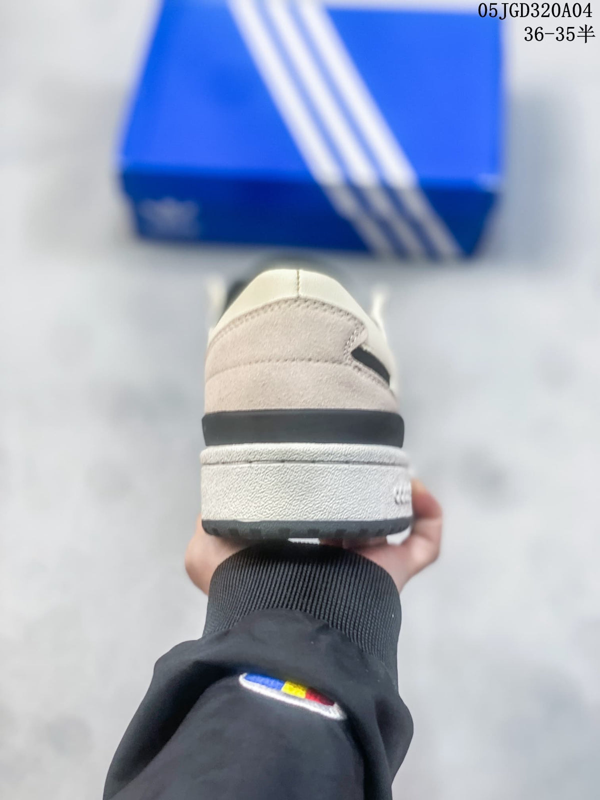 Adidas Originals Forum 84 Low Sneakers in Cream and Black