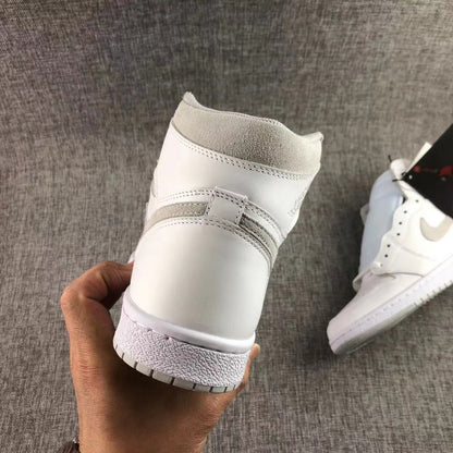 Close-up of the heel showing the grey collar and layered rear panels.