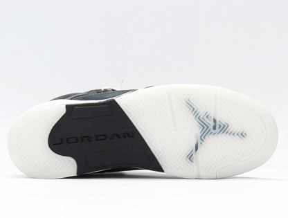 Underside view of the translucent outsole with Jordan branding.