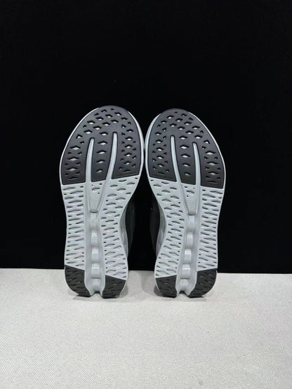On Cloudsurfer Running Shoes in Black and Glacier
