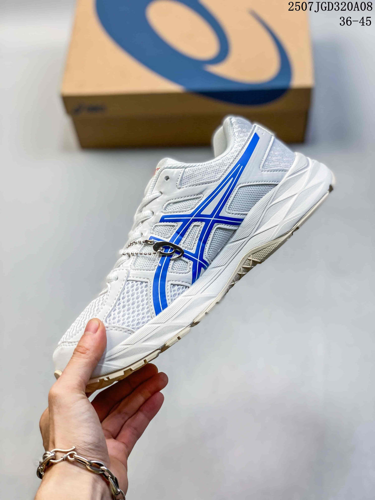 ASICS Gel-Contend 4 White and Blue Running Shoes