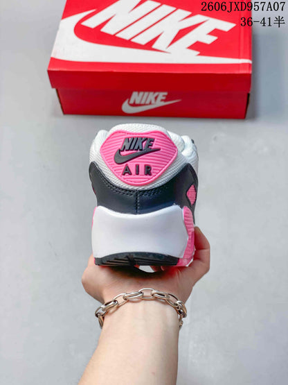 Nike Air Max 90 Sneakers White Pink Gray