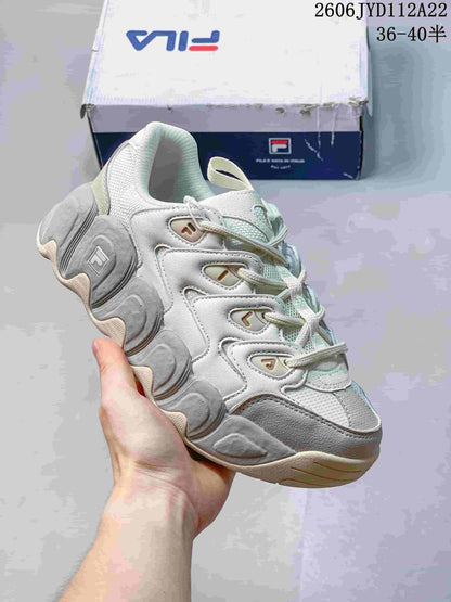 FILA Mars Chunky Sneakers, White and Grey, 612520ASUOI