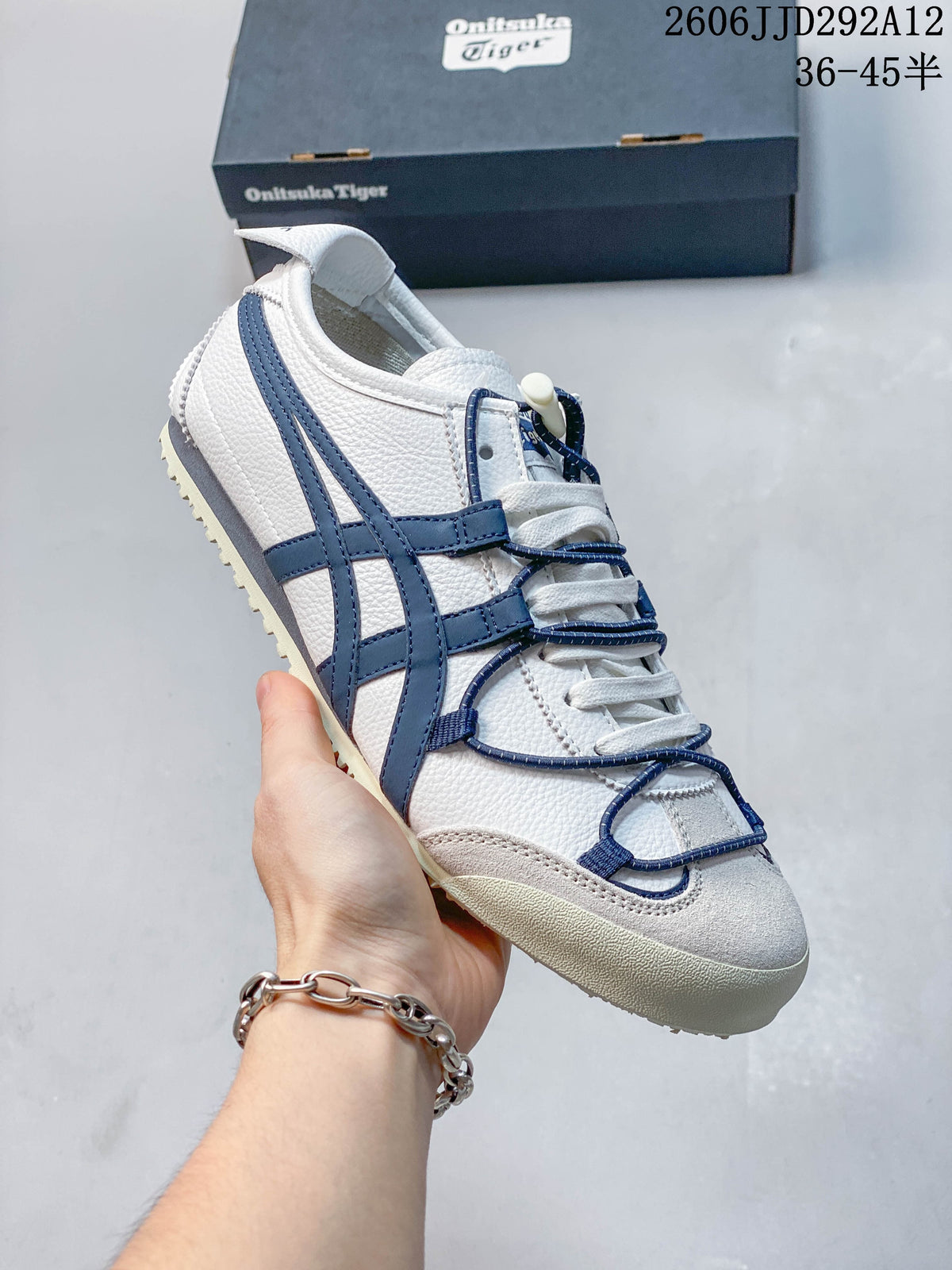 Onitsuka Tiger Mexico 66 Deluxe White Navy Sneakers