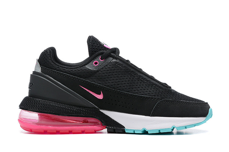 Nike Air Max 270 Black Pink and Aqua Sneakers