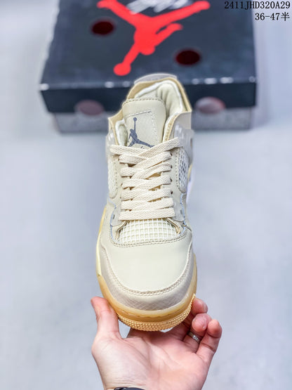 Jordan Air Jordan 4 Retro OG Sail Mid-Top Sneakers