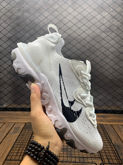 Nike React Vision White Black Sneakers
