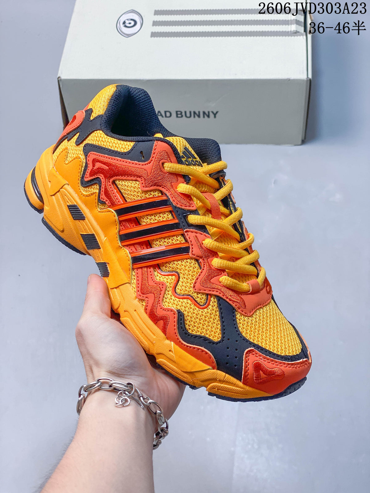 adidas Response CL Bad Bunny Sneakers Yellow Orange Navy