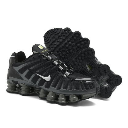 Nike Shox TL Sneakers in White and Red