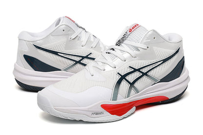 ASICS Sky Elite FF 3 Volleyball Shoes White Navy Red