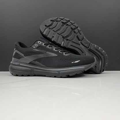 Brooks Ghost 15 Running Shoes, Black and Gray