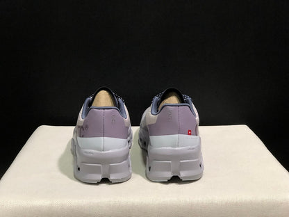 On Cloudmonster Sneakers in Gray and Purple