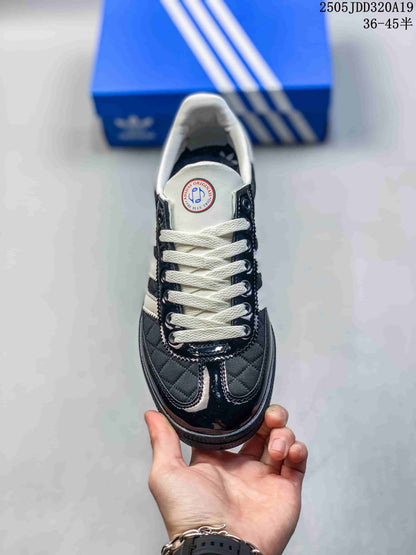 Adidas Spezial Low-Top Sneakers in Black and White