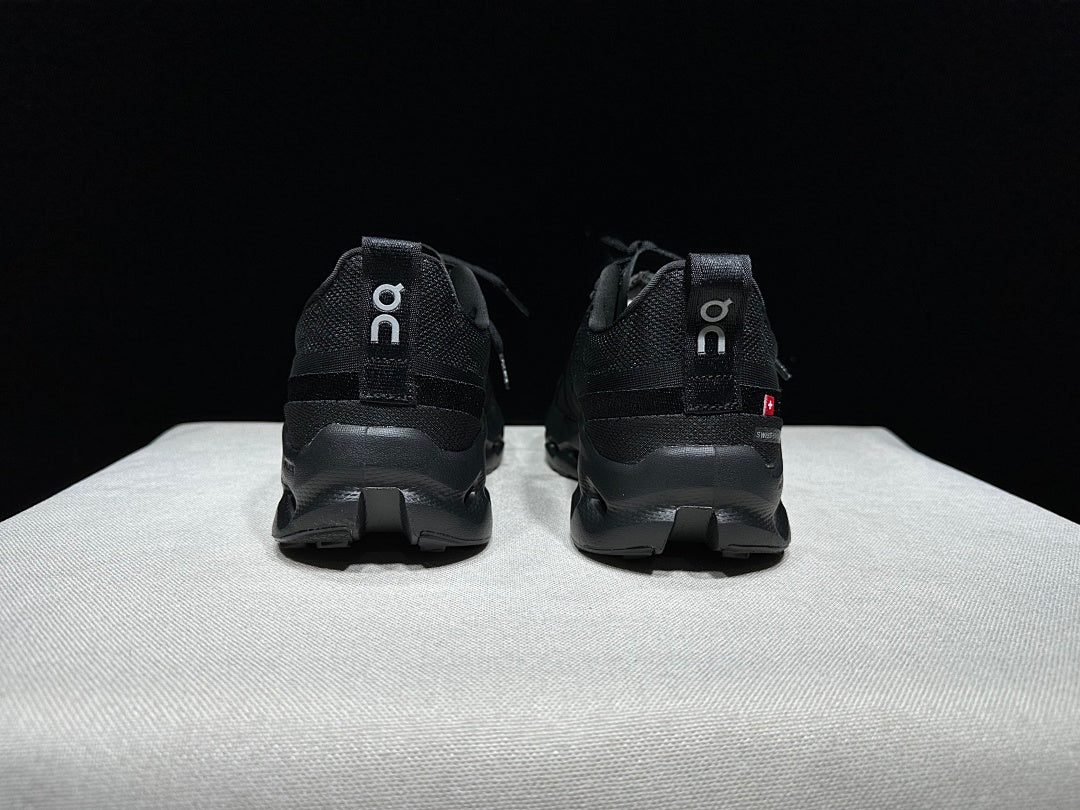 On Cloudsurfer Trail Black Trail Running Shoes